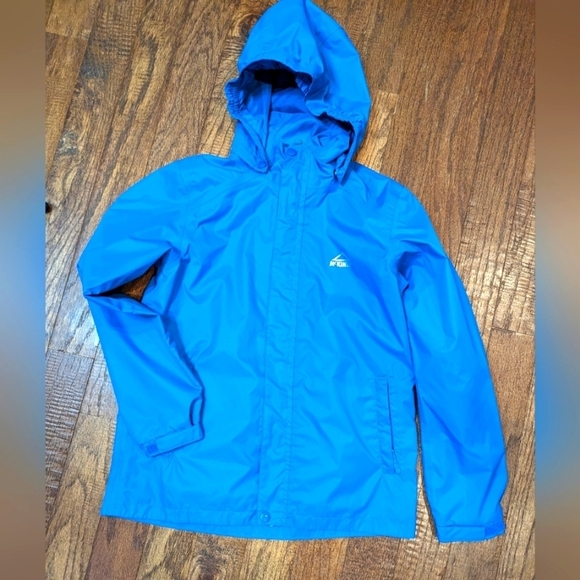 McKinley Castellic junior rain jacket, blue size Medium youth - Picture 2 of 9